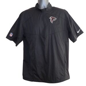 Nike NFL On Field‎ Windbreaker Shirt Mens M Atlanta Falcons Short Sleeve